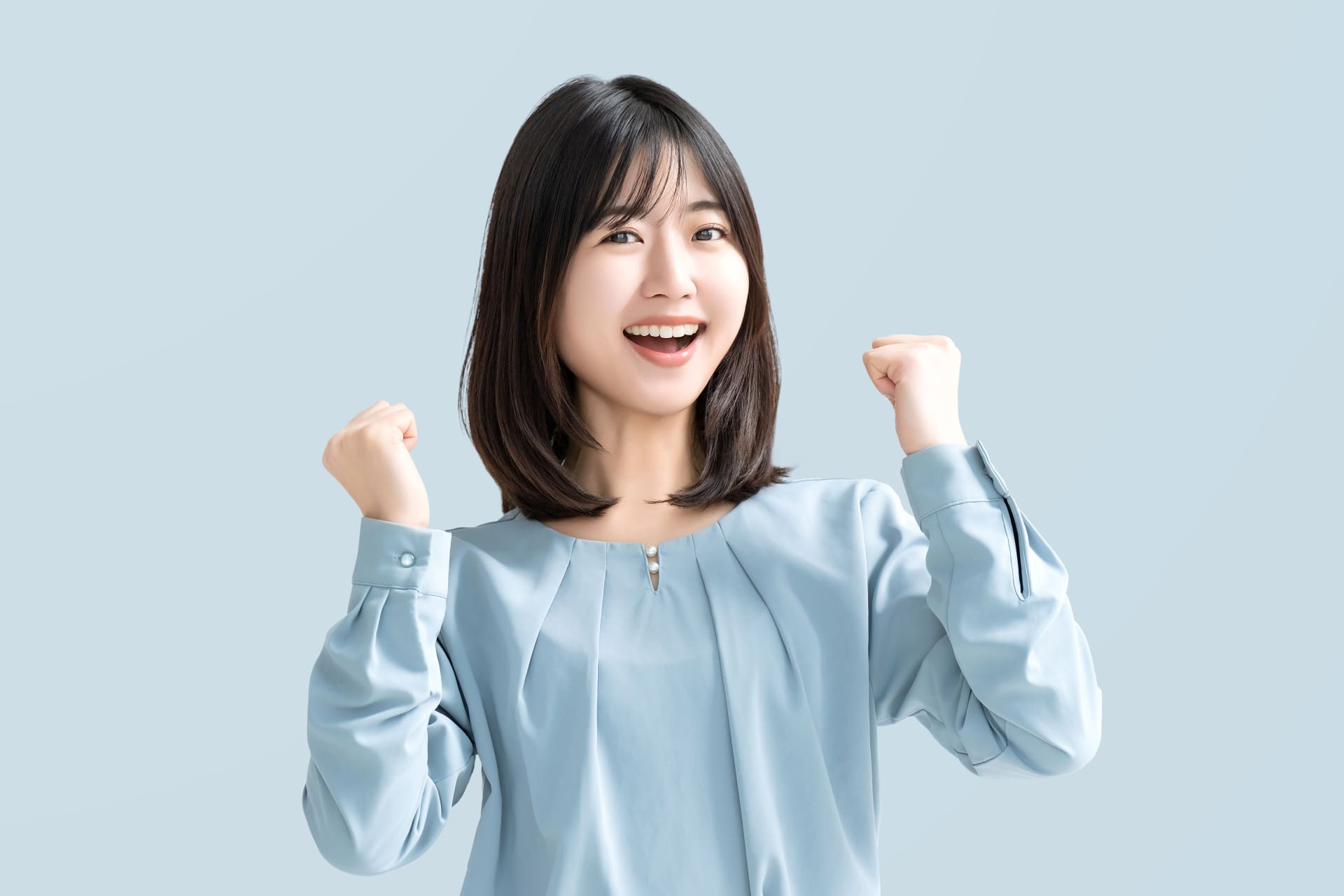 整体で毎日をいきいきしている女性のイメージ